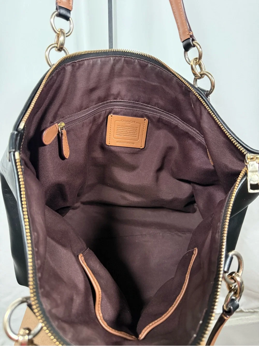 Coach shoulder tote